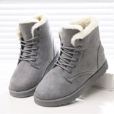 Women Boots Warm Fur Ankle Boots For Women Winter Boots Women Shoes Fashion Snow Boots Female Winter Shoes Women Flats Booties