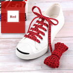 1 Pair Letter Printed Flat Shoelaces Fashion Casual Sports Outdoor Canvas Sneakers Shoelaces Women Men's Shoe Strings 100-160cm