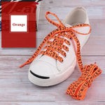 1 Pair Letter Printed Flat Shoelaces Fashion Casual Sports Outdoor Canvas Sneakers Shoelaces Women Men's Shoe Strings 100-160cm