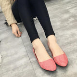 Women Shoes  Casual Shoe Flats Pointed Toe Women's Shoes Moccasins Ballet Flats Flat Shoes Ballerina Loafers