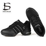 Dancing Shoes For Women Sports Feature Modern Dance Jazz Shoes Soft Outsole Breath Dance Shoes Female Practice Sneakers EU 34-42